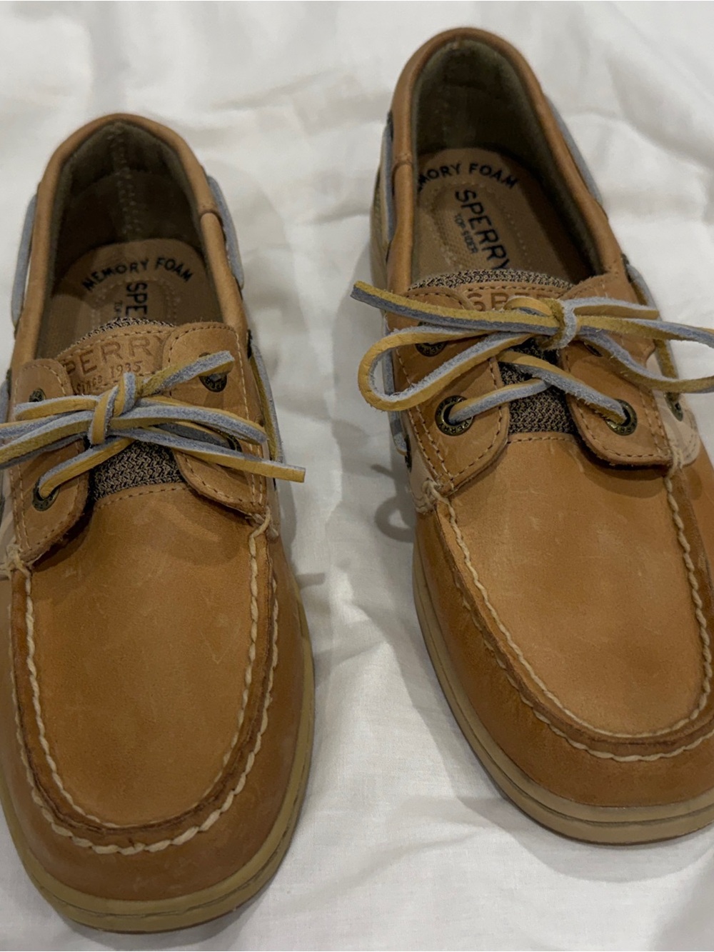 Sperry Women’s Brown Leather Boat Shoes - Classic Deck Style